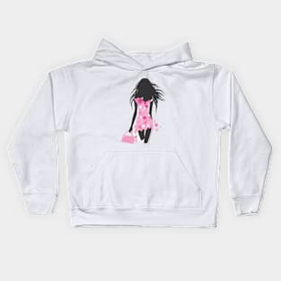 pink story Kids Hoodie